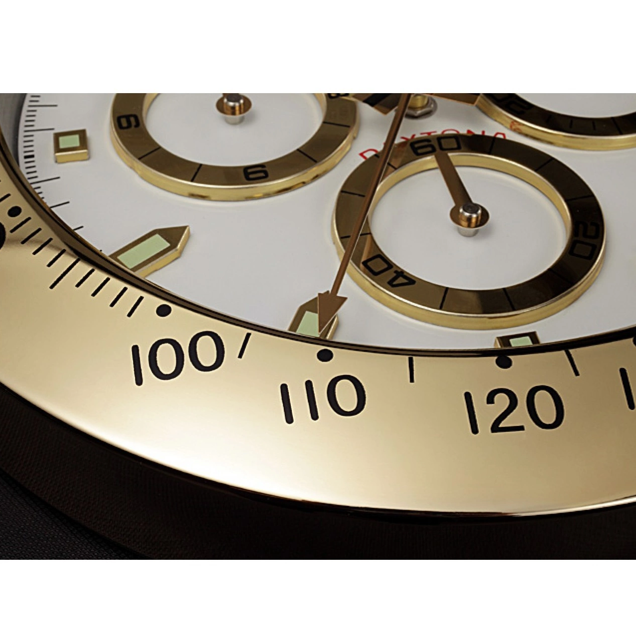 Aaa replica watch Wall Gold-White Rolex 621911 Clock Daytona Cosmograph 0802